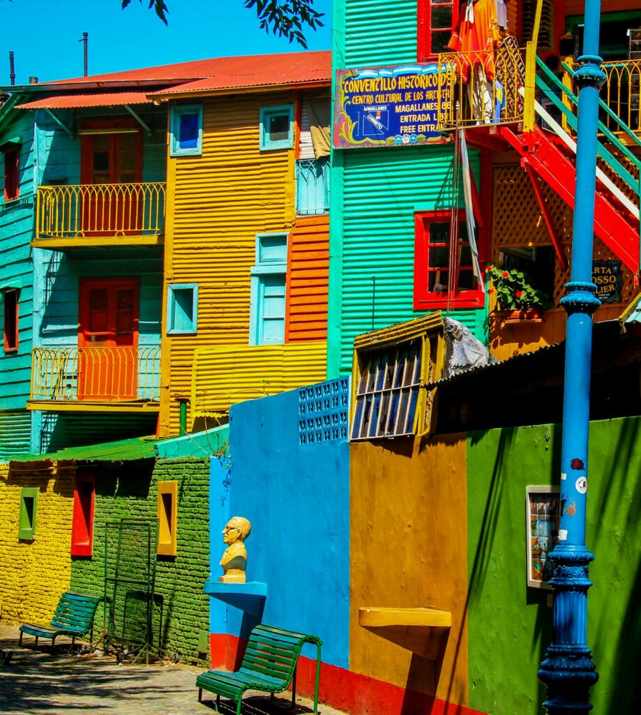 caminito w la boca buenos aires argentyna