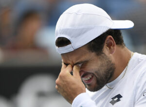Berrettini lacrime Stoccarda