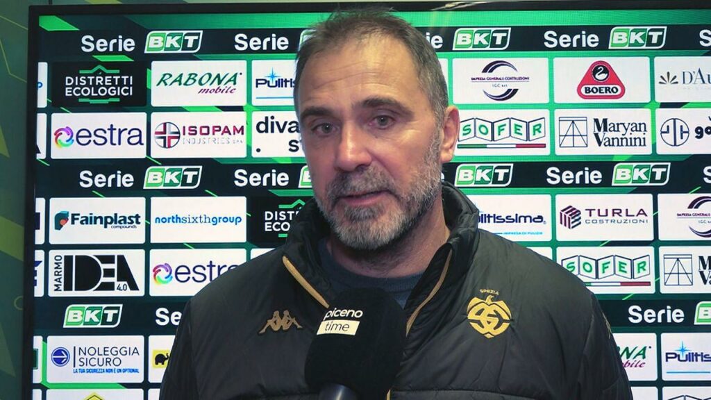 Luca D'Angelo allenatore Spezia
