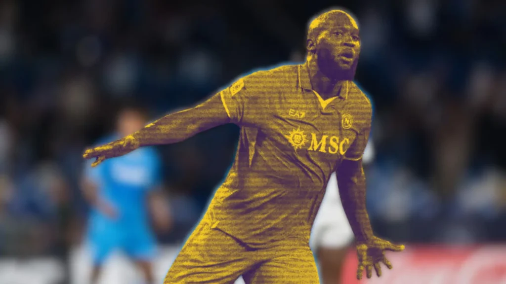 Lukaku esulta in Napoli Juventus