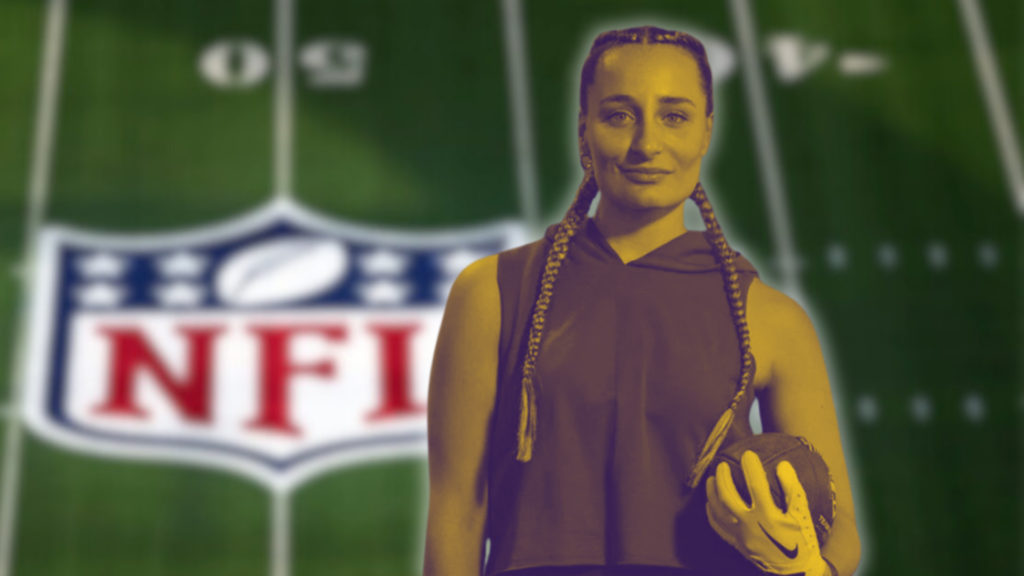 Nausicaa Dell'Orto è ambasciatrice del football NFL nel mondo e, anche grazie a lei, il flag football arriverà alle Olimpiadi di Los Angeles 2028.