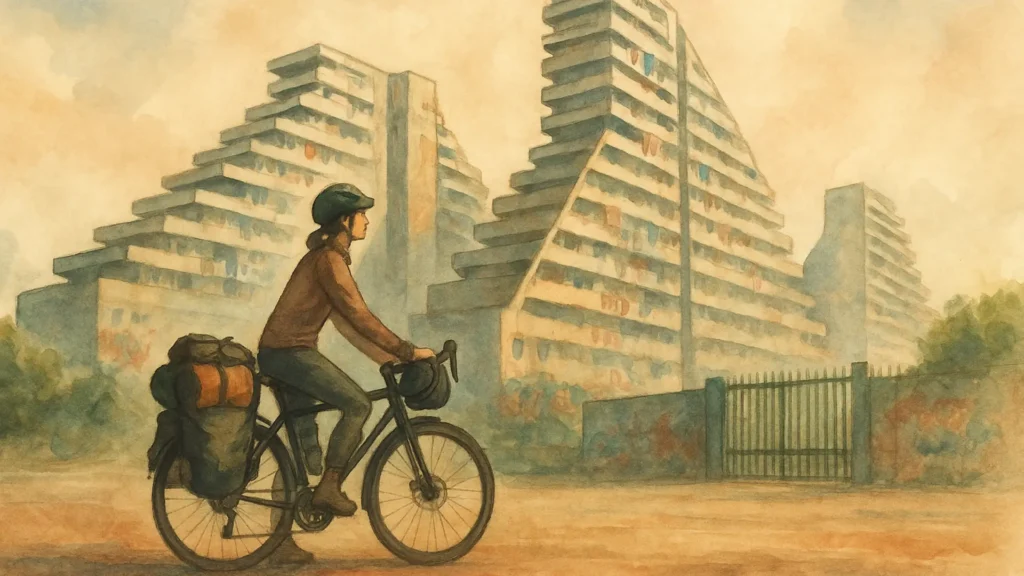 Un cicloviaggio fino alle vele di Scampia alla ricerca della palestra di judo di Pino Maddaloni.